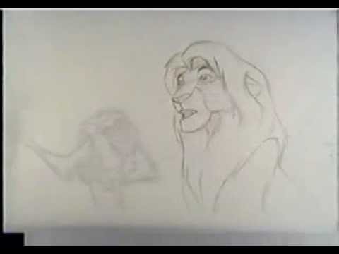 480x360 Lion King Pencil Test (Rafiki)