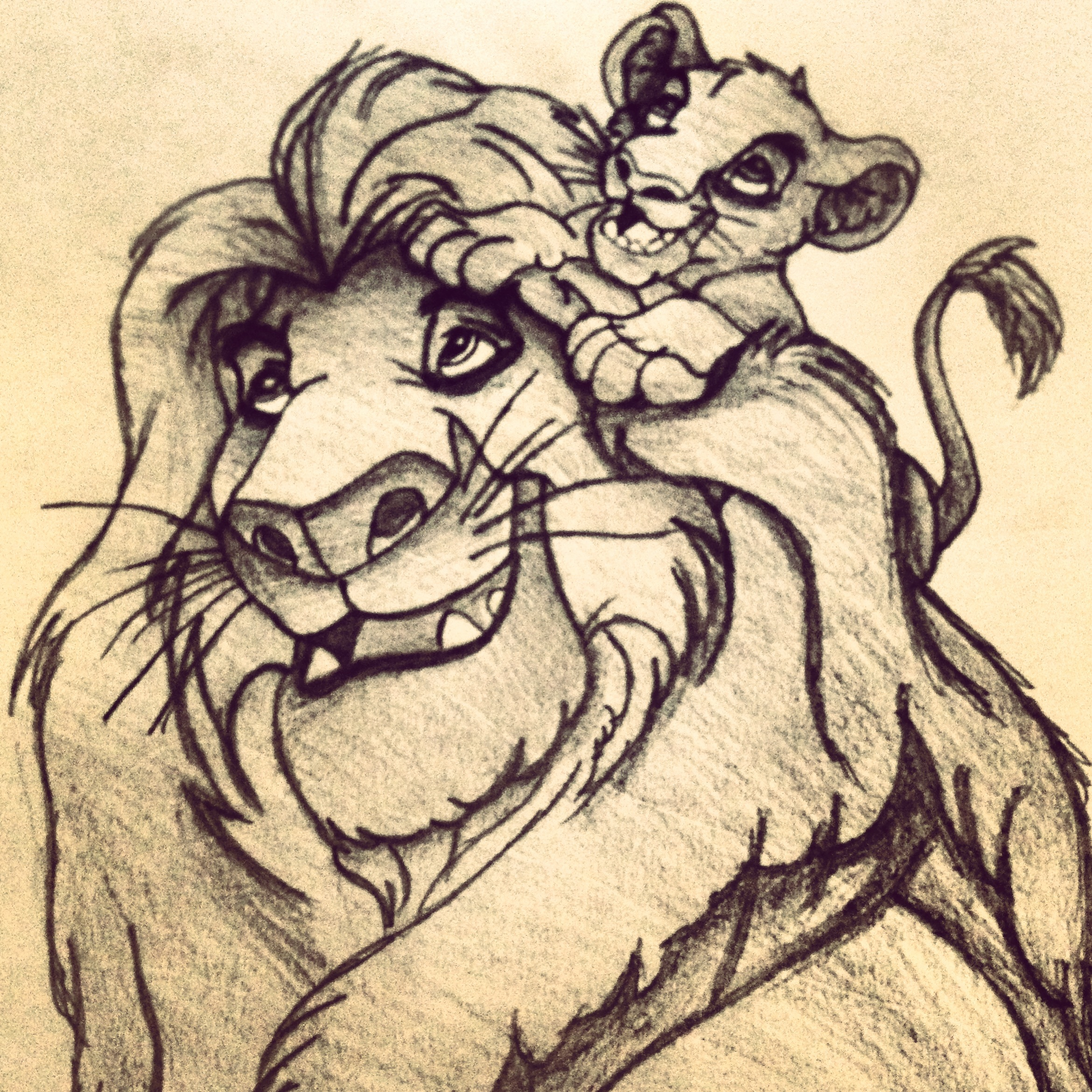 Lion King Pencil Drawing at GetDrawings Free download