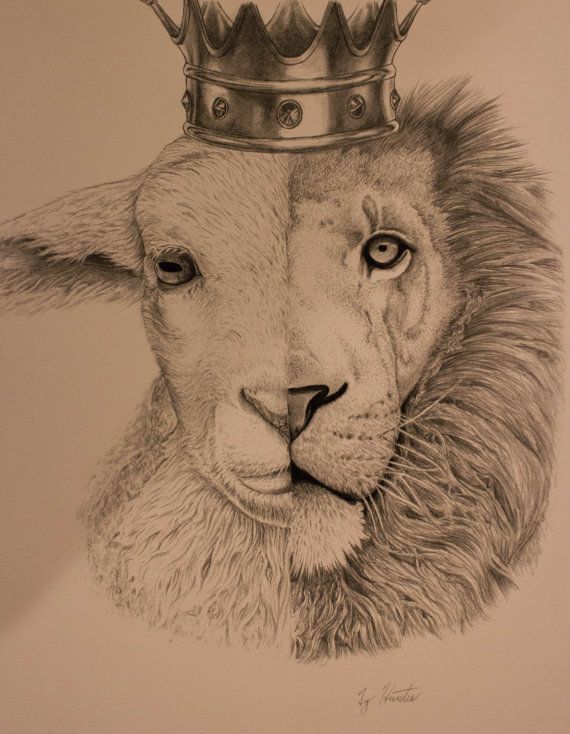 570x734 The Lion And The Lamb Tattoo Ideas About Lion And Lamb