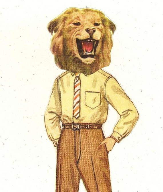 570x672 Little Lion Man Collage Print By Catwalk On Etsy Drape My Walls