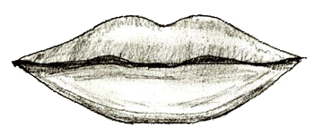 350x151 How To Draw Human Lips