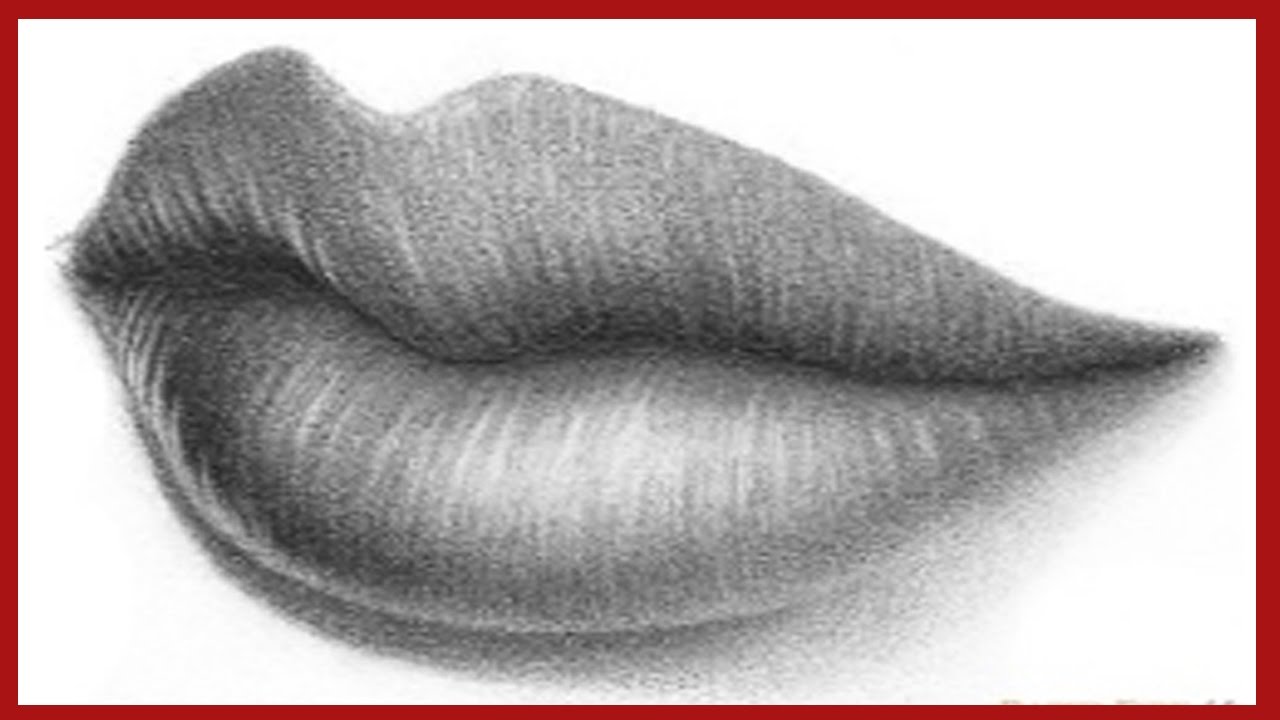 1280x720 How To Draw Lips From The 34 View Perfect Side Lips Drawing