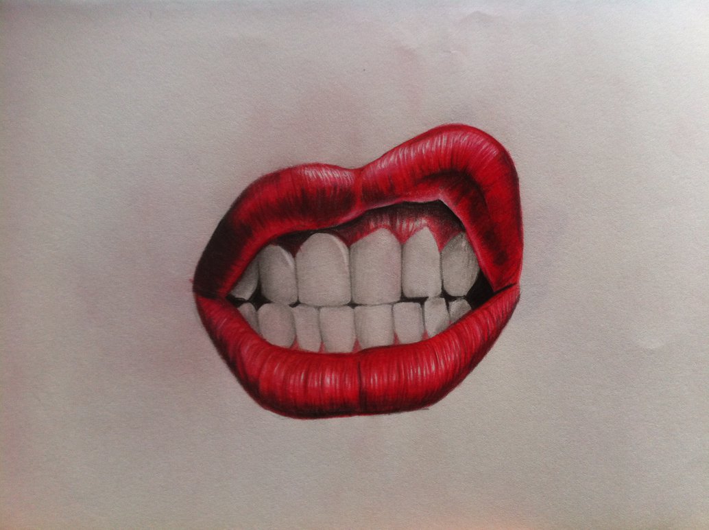 1034x772 Lip Drawing By Carolin Eli