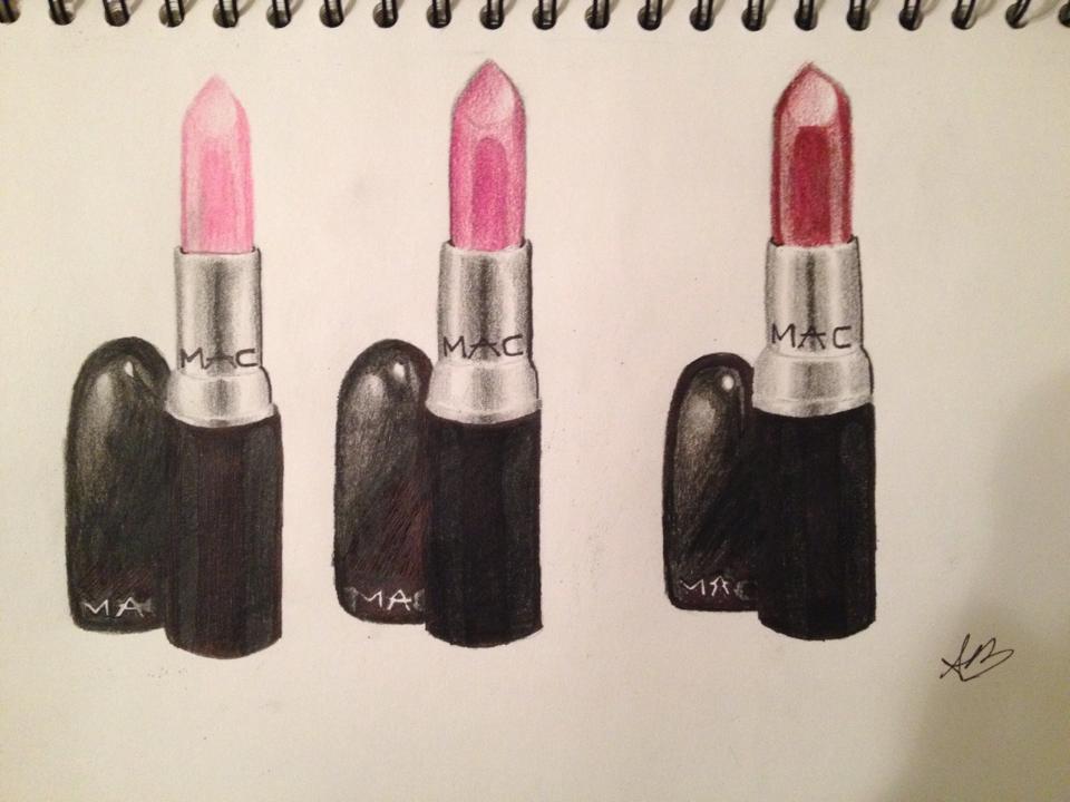 960x720 Mac Lipstick Drawing By Lunastar2005