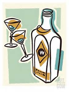 224x299 Liquor Bottle Drawing