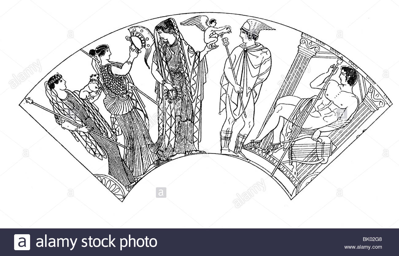 1300x835 Literature, Mythology, Greek Legends, Verdict Of Paris, Drawing