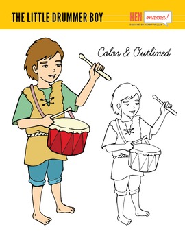 270x350 The Little Drummer Boy Clip Art (Hand Drawn) Drummer Boy