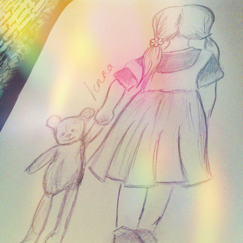 500x500 Girl, Little Girl, Teddy, Never Grow Up, Stay Young Forever