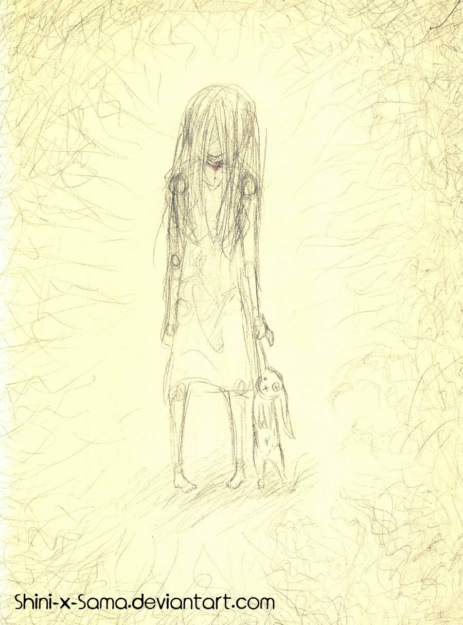 900x1215 Sketch Scary Little Girl By Shini X Sama