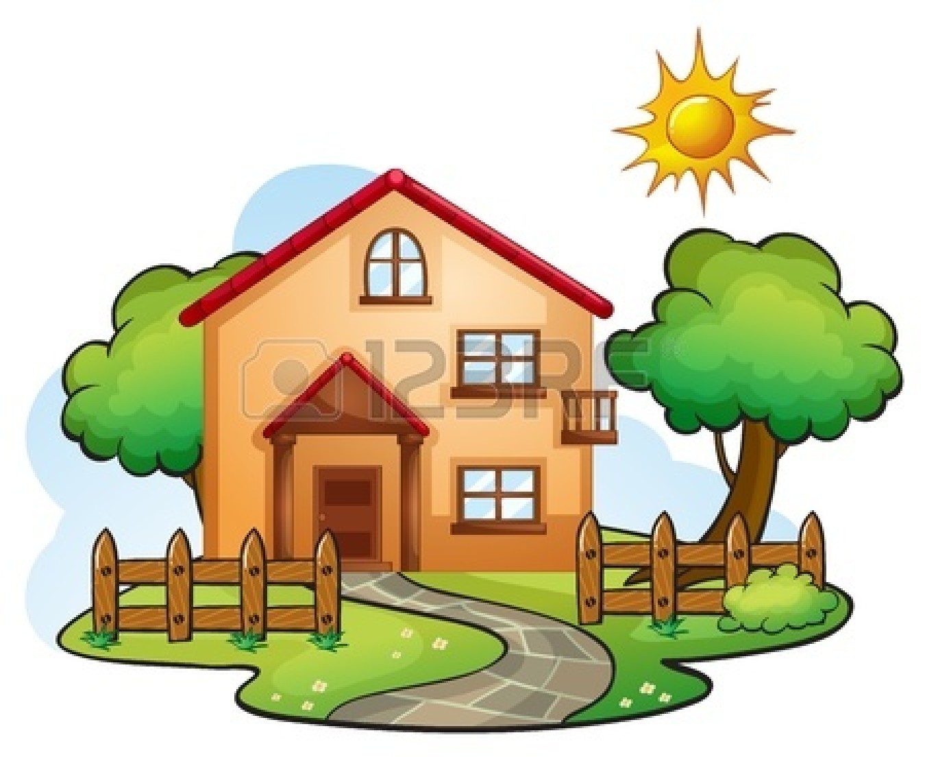 1350x1104 Best House Cartoon Cartoon House Drawings Cute House Illustration
