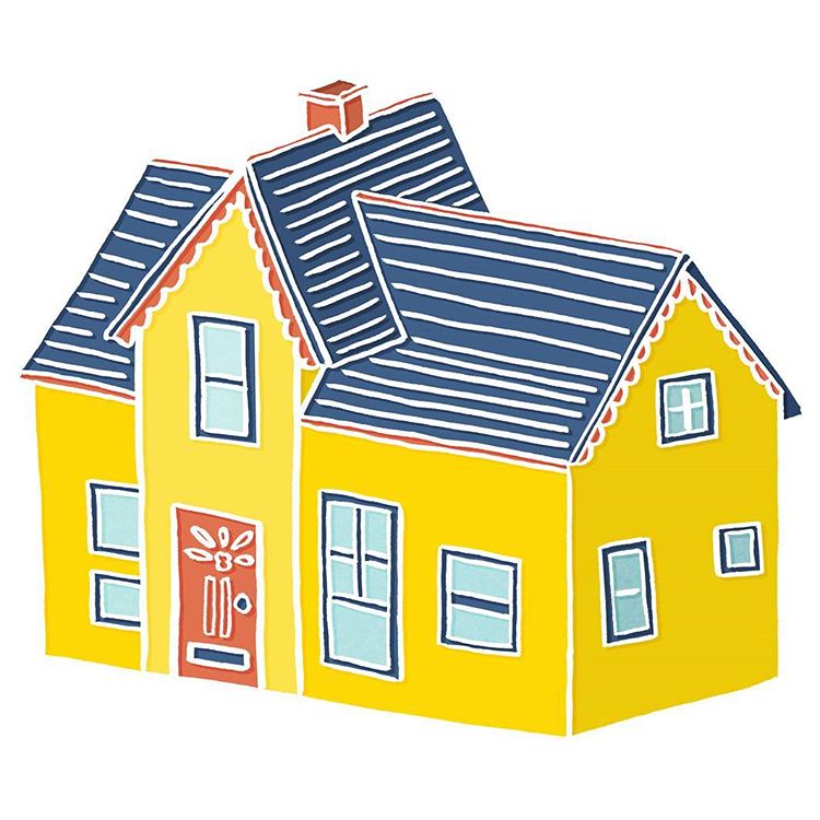 750x750 Emma Fitzgerald Illustration Drawings House