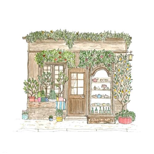 500x500 Small House Drawing Small House Small House Drawing Room