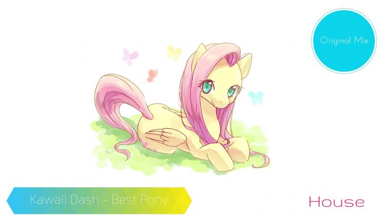 748x421 Fluttershy, My Little Pony, Drawing Wallpapers Hd Desktop