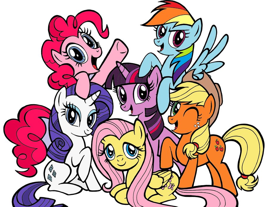 900x695 Mane Six, My Little Pony Friendship Is Magic By Athenathequeena