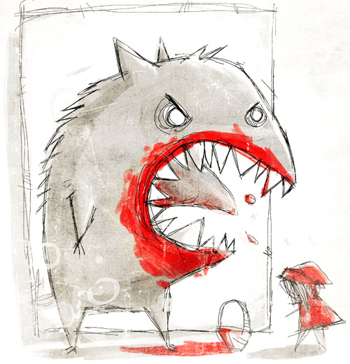 500x520 Little Red Riding Hood By Peerro