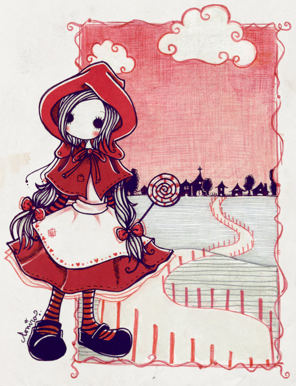 600x784 Little Red Riding Hood. By Coniro