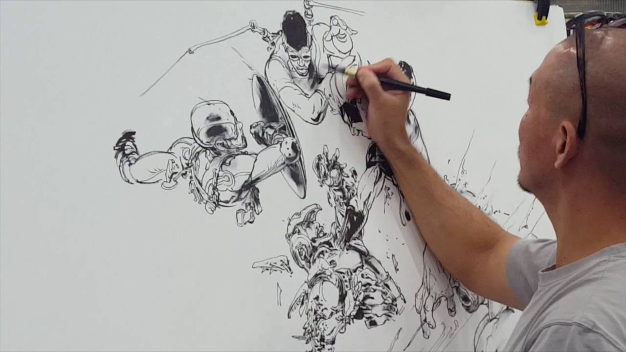 1280x720 Live Drawing
