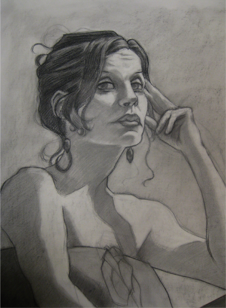 729x993 Live Model Drawing By Christophernawara