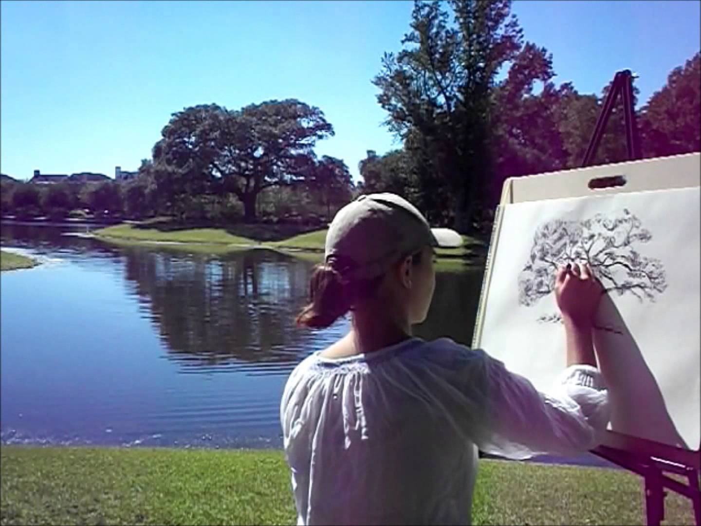 1440x1080 How I Draw A Live Oak Tree (Time Lapse)