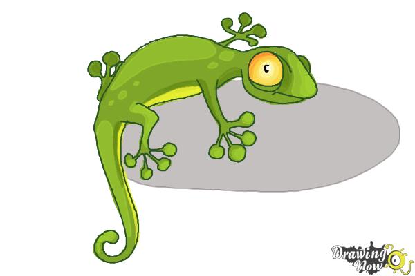 600x400 How To Draw A Cartoon Lizard