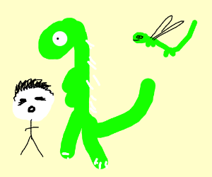 300x250 That Asian Meme Guy, A Dino, Amp Flying Lizzard