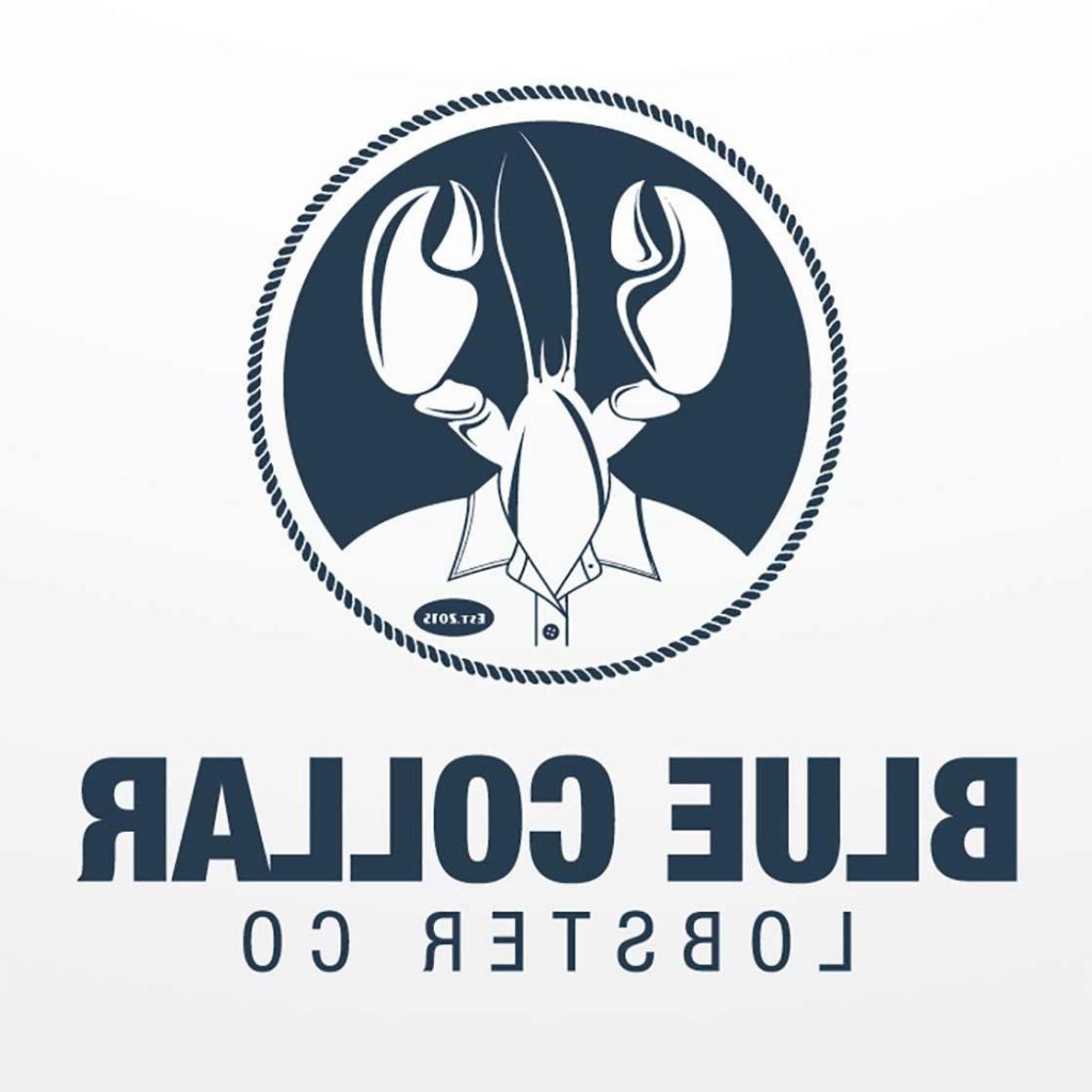 1024x1024 Hd Crowdspring Logo Design Blue Collar Lobster Drawing