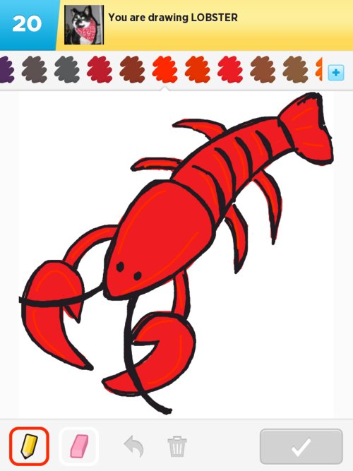 500x667 Lobster Drawing For Kids