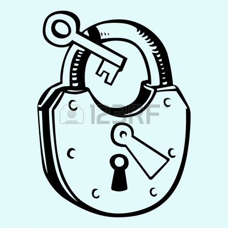 450x450 Key Lock Open Icon Vector Illustration Design Graphic Draw Royalty