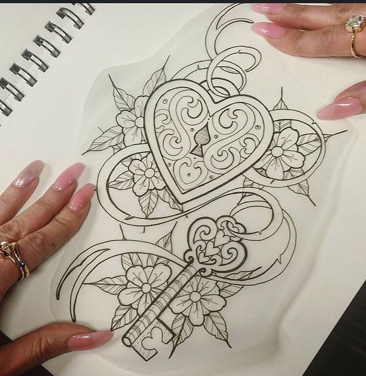 736x757 Unique Women Tattoo