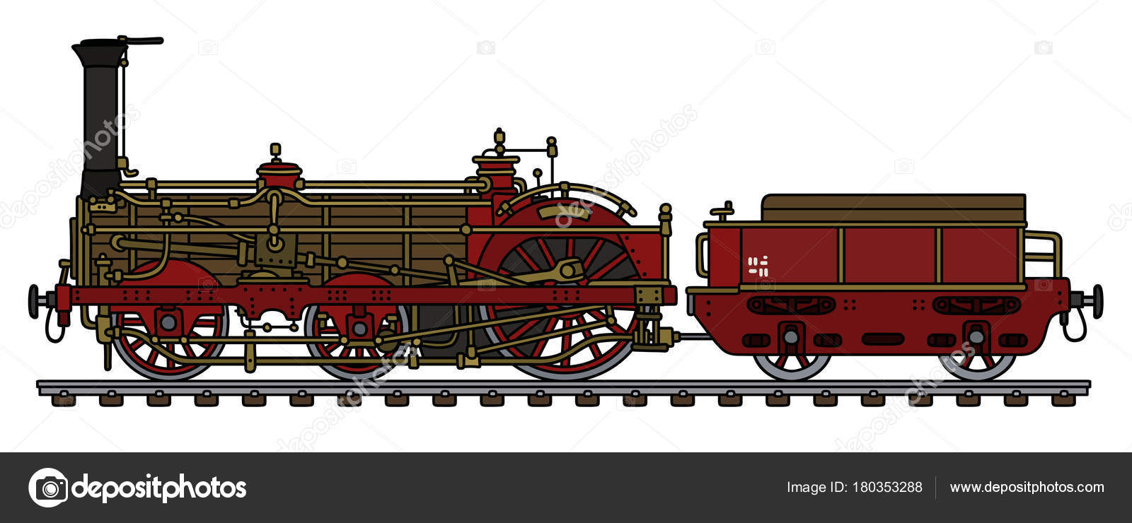 Locomotive Drawing at GetDrawings | Free download