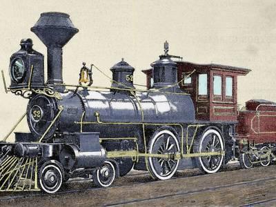 400x300 Locomotive. Drawing R. Loewenstein.