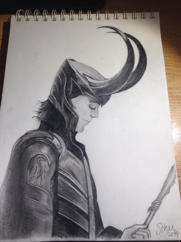600x800 Loki Pencil Drawing By Missweasleyjb
