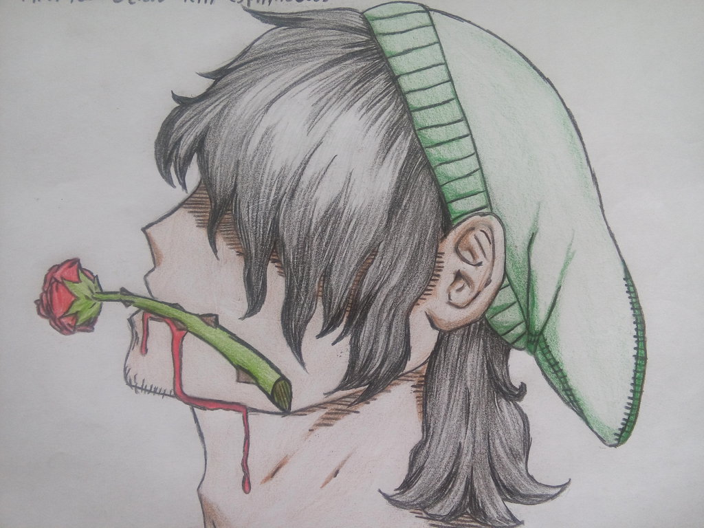 1024x768 Lonely Draw By Juliothezangetsu