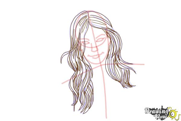 600x400 How To Draw A Girl With Long Hair And Highlights