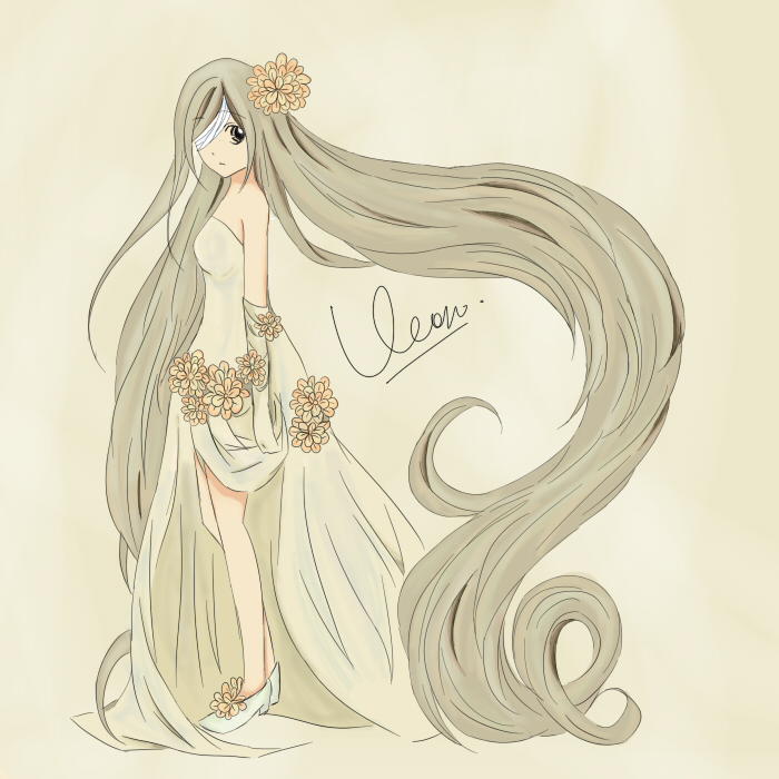 700x700 Long Hair Girl By Veonnee0416