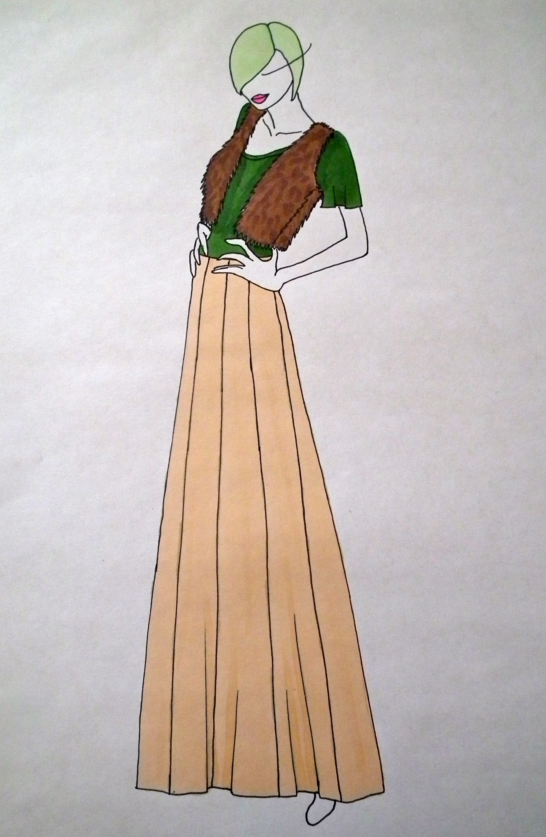 2319x3553 Long Skirt Drawing Tailorfairy