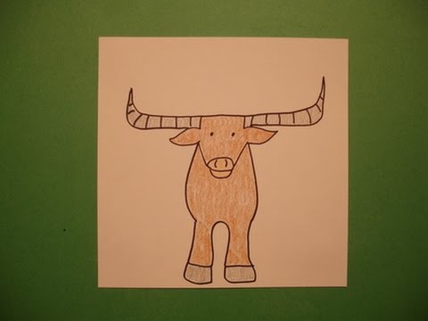 480x360 Let's Draw A Longhorn Steer!