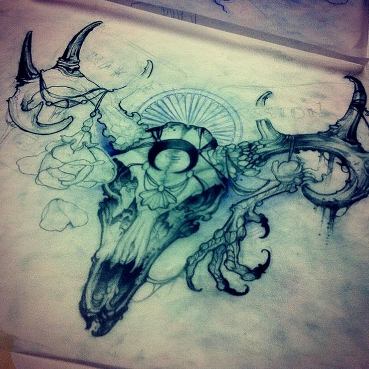 736x736 Longhorn Tattoos