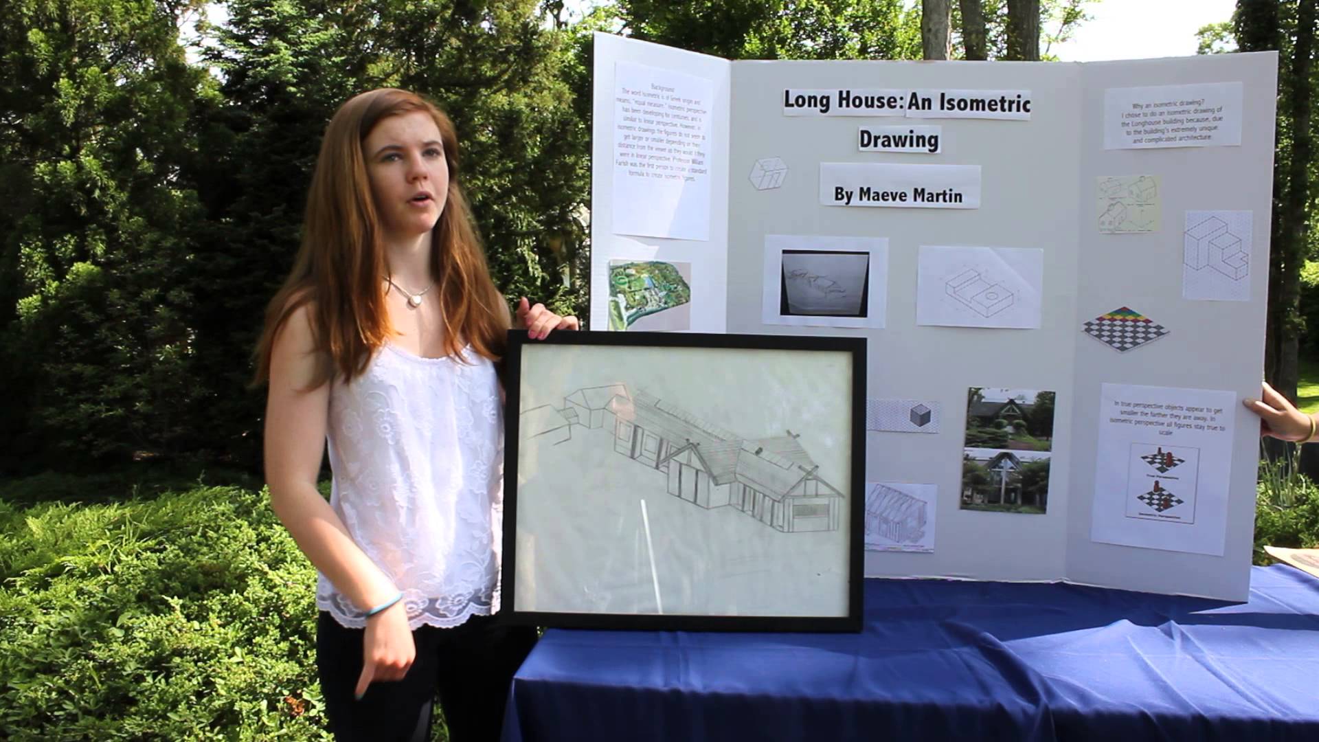 1920x1080 Longhouse An Isometric Drawing By Maeve Martin