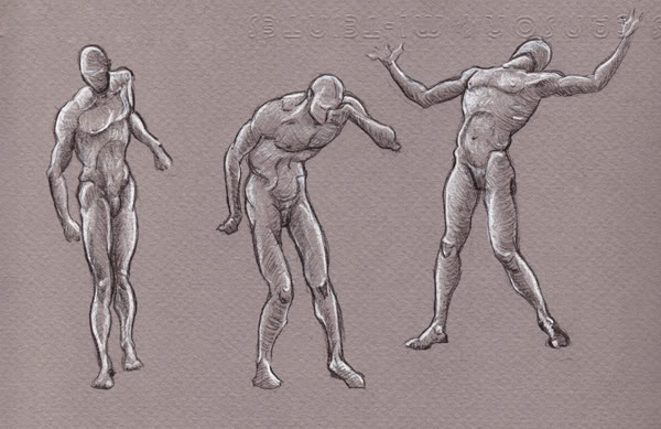 600x389 Andrew Loomis Figure Sketches Greg Tatum