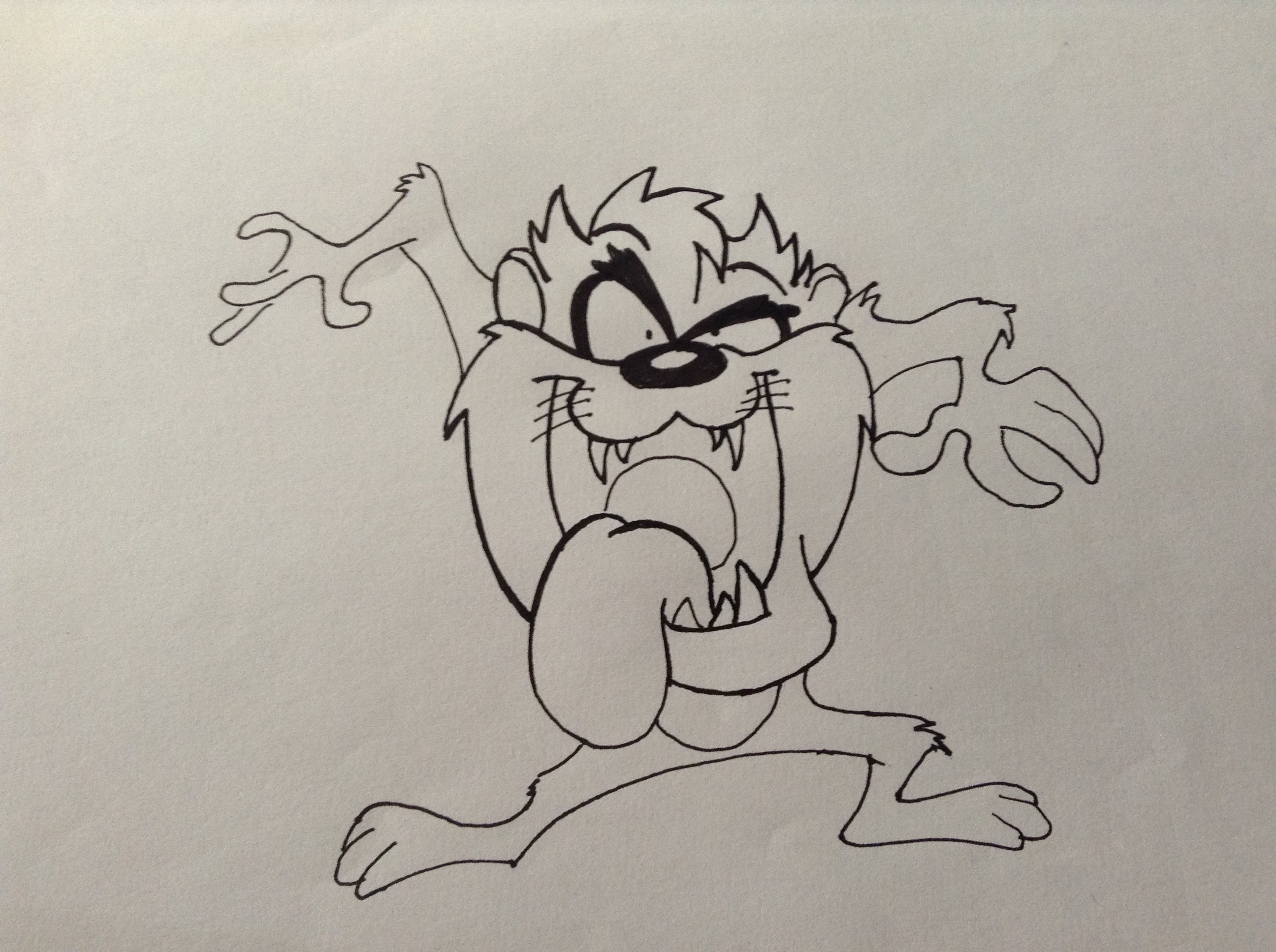 2592x1936 How To Draw Taz