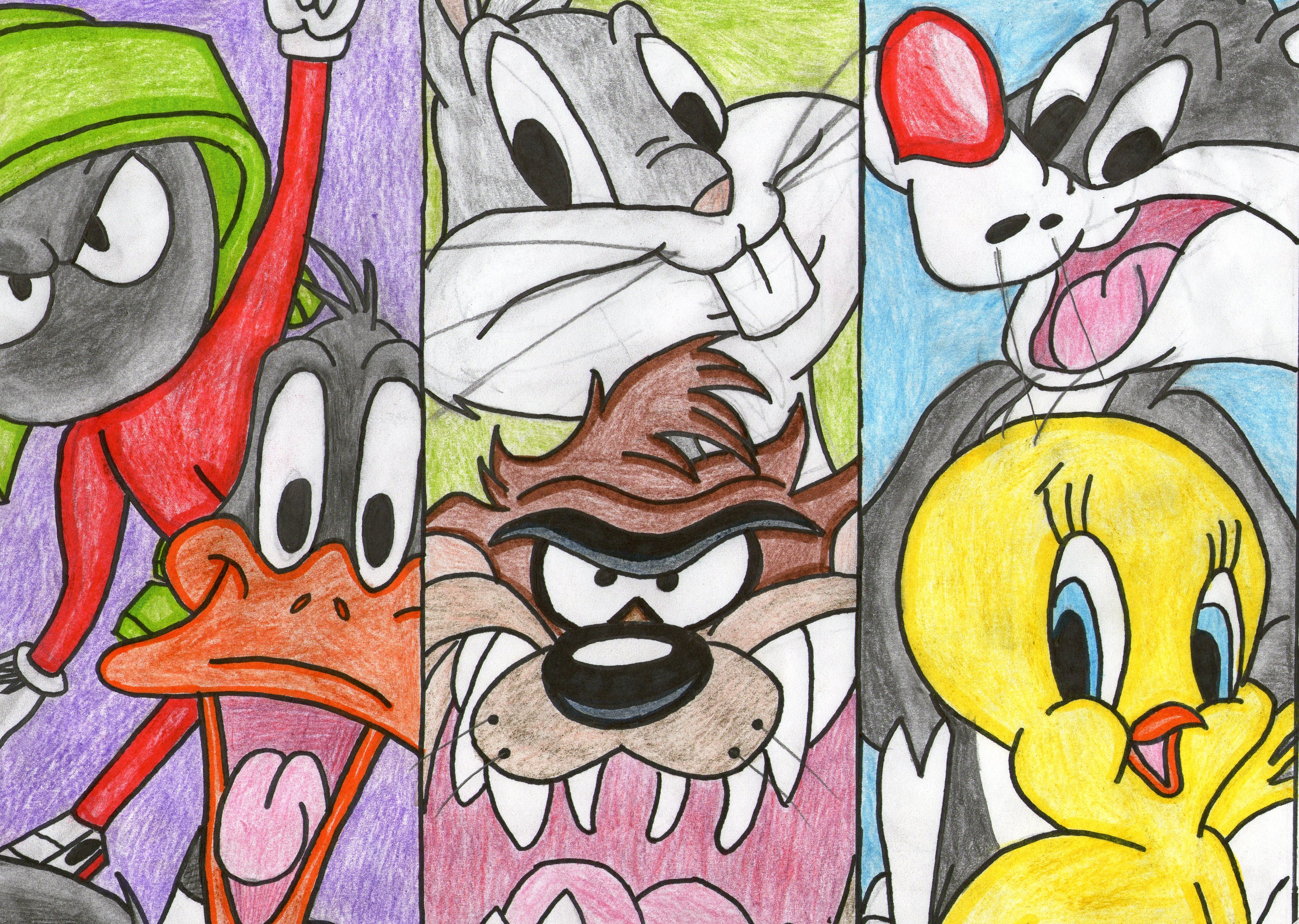 3408x2424 Draw Graffiti Toons Looney Tunes Drawing