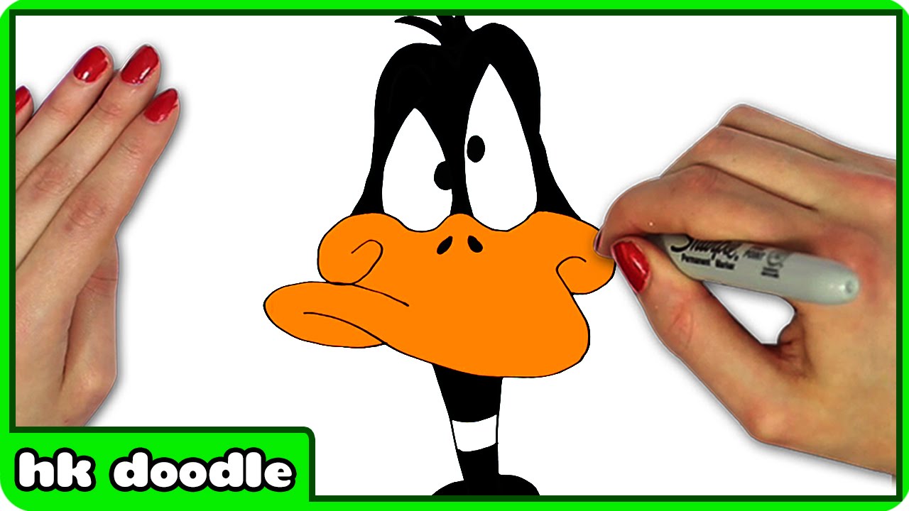 1280x720 How To Draw Daffy Duck From Looney Tunes