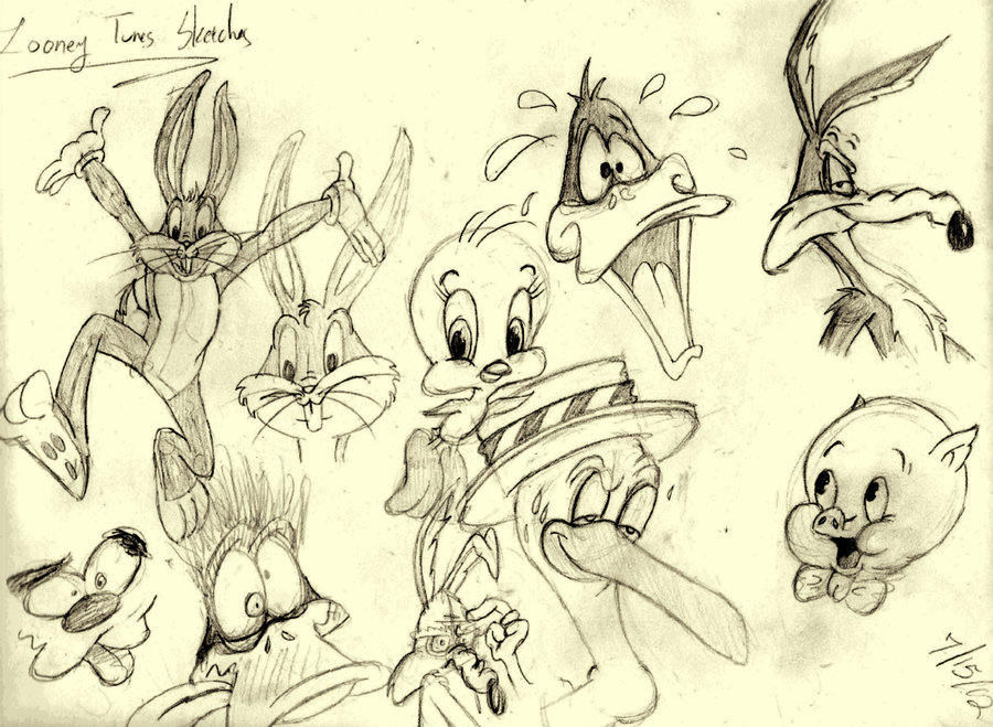 900x659 Looney Tunes Sketches By Afiya Numbuhnine