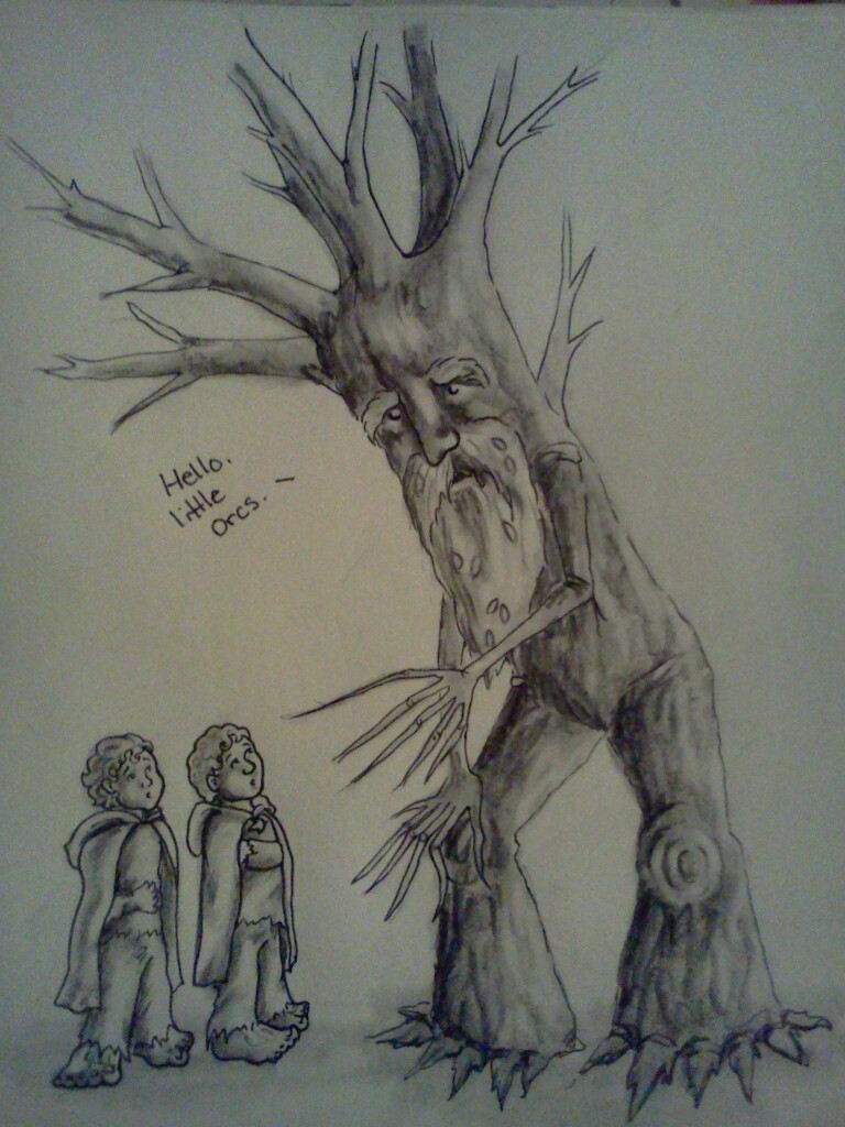 768x1024 Treebeard Lord Of The Rings By Theholybexter