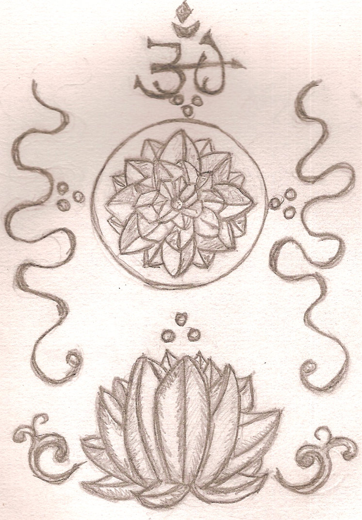 746x1071 Lotus Flower Tattoo By Tinuskoskinen