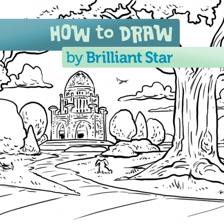 450x450 How To Draw The Lotus Temple Brilliant Star