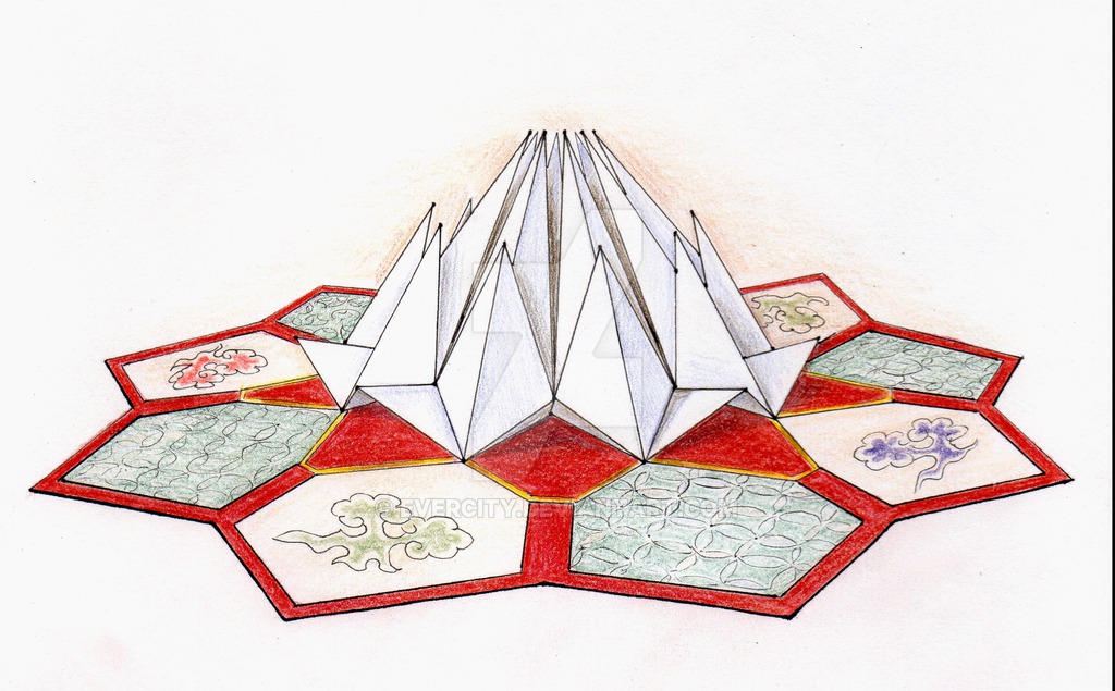 1024x635 Lotus Temple. Stylization 3 By Evercity