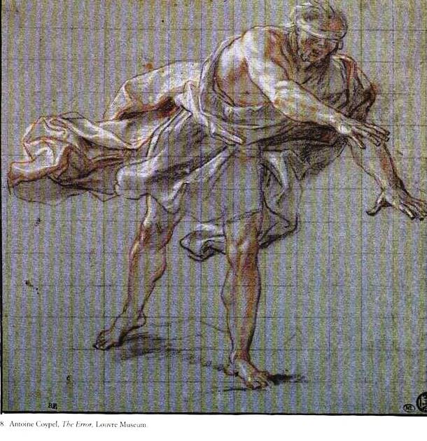 610x630 Antoine Coypel, The Error (Self Portrait), Drawing. Louvre, Paris