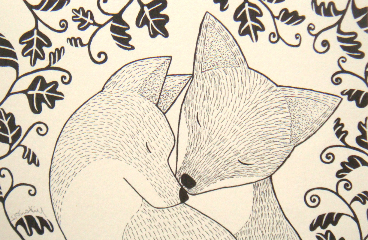 1226x800 Love Animals Drawing